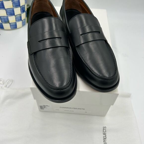Men’s common project, leather penny loafers size 42 made in Italy - Picture 2 of 11